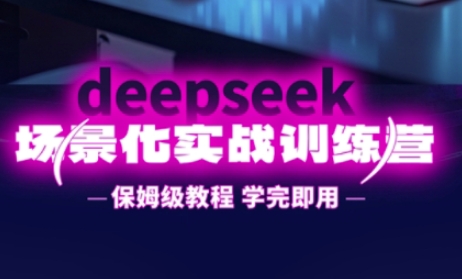DeepSeek场景化实战训练营,保姆级教程,学完即用,手把手教你用DeepSeek提升效率-NB网创